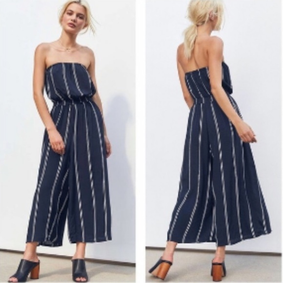 urban outfitters blue jumpsuit